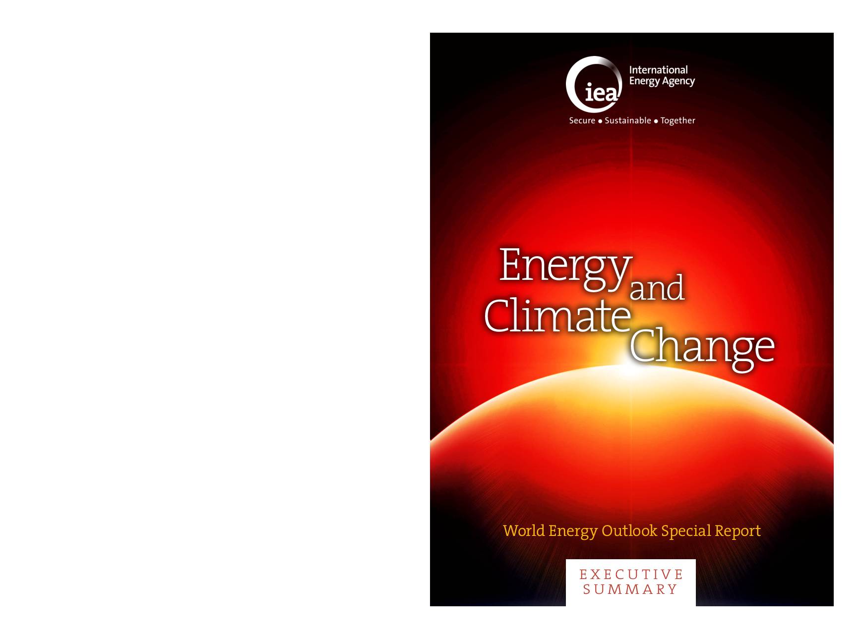 World Energy Outlook Special Report 2015: Energy and Climate Change – Executive Summary