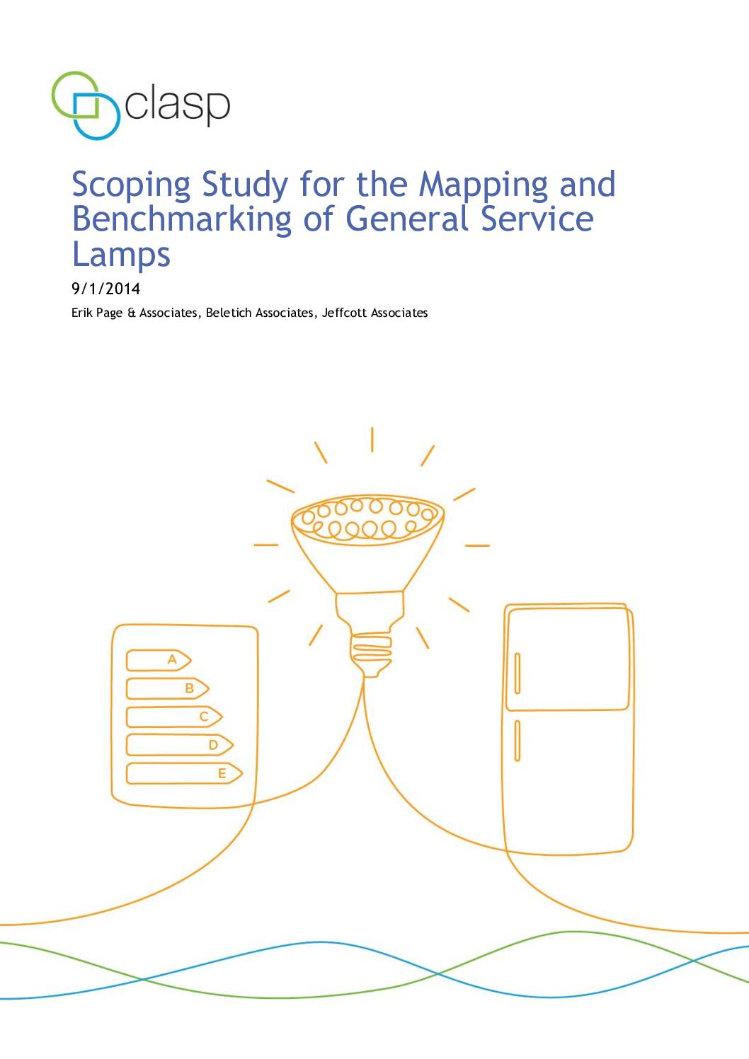 Scoping Study for the Mapping and Benchmarking of General Service Lamps