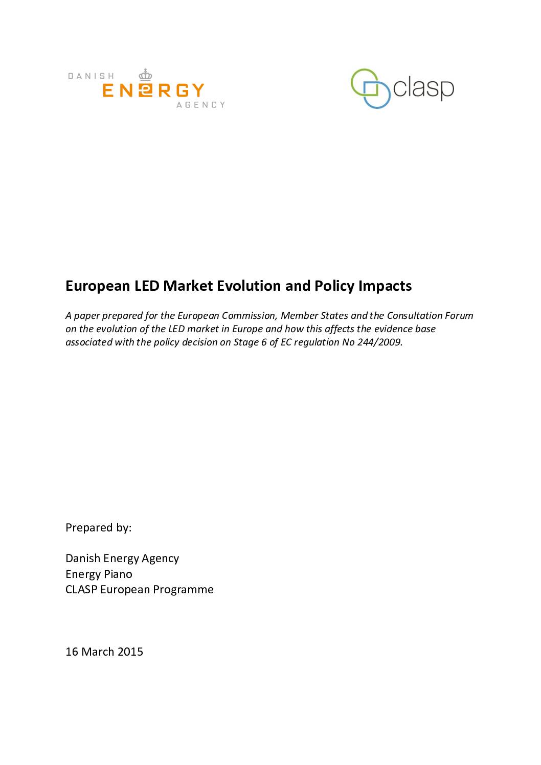 European LED Market Evolution and Policy Impacts