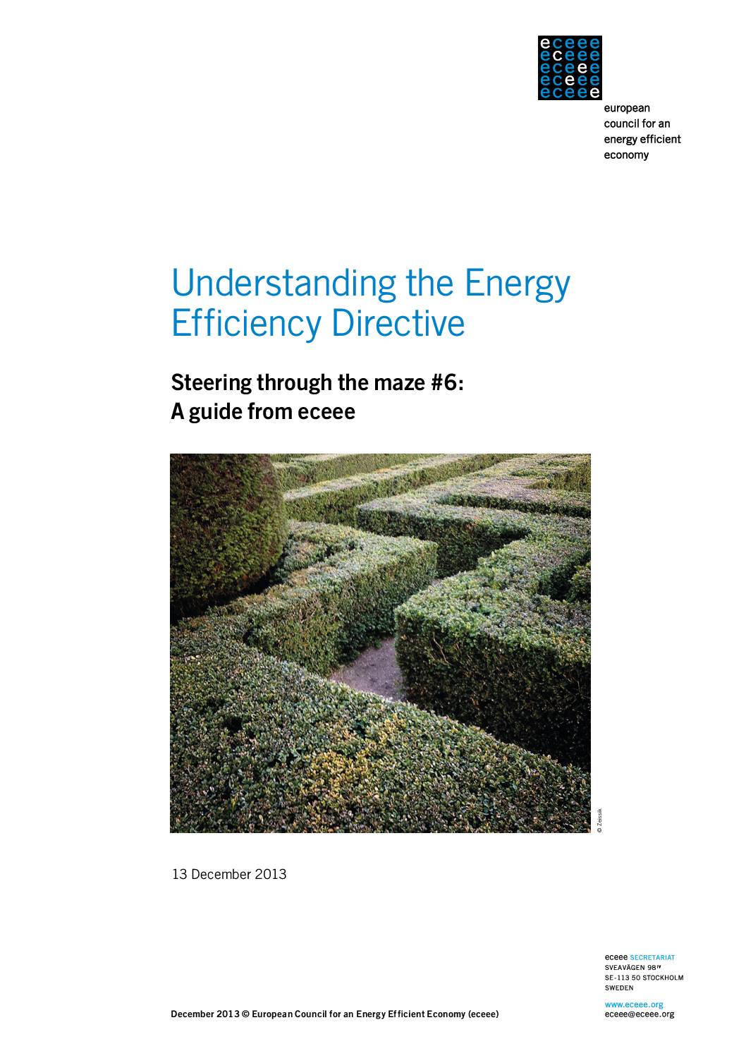 Understanding the Energy Efficiency Directive: Steering through the maze #6: A guide from eceee