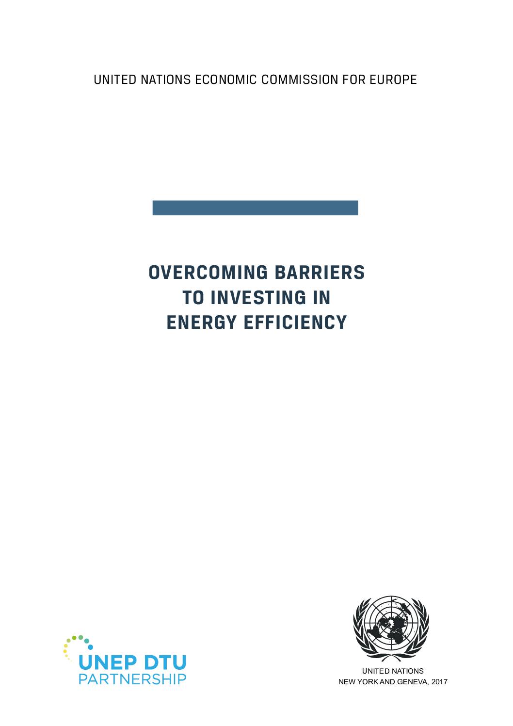 Overcoming barriers to investing in energy efficiency