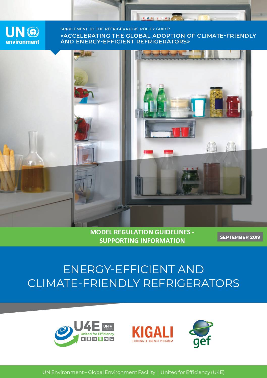 Model Regulation Guidelines Supporting Information For Energy-efficient And Climate-friendly Refrigerating Appliances