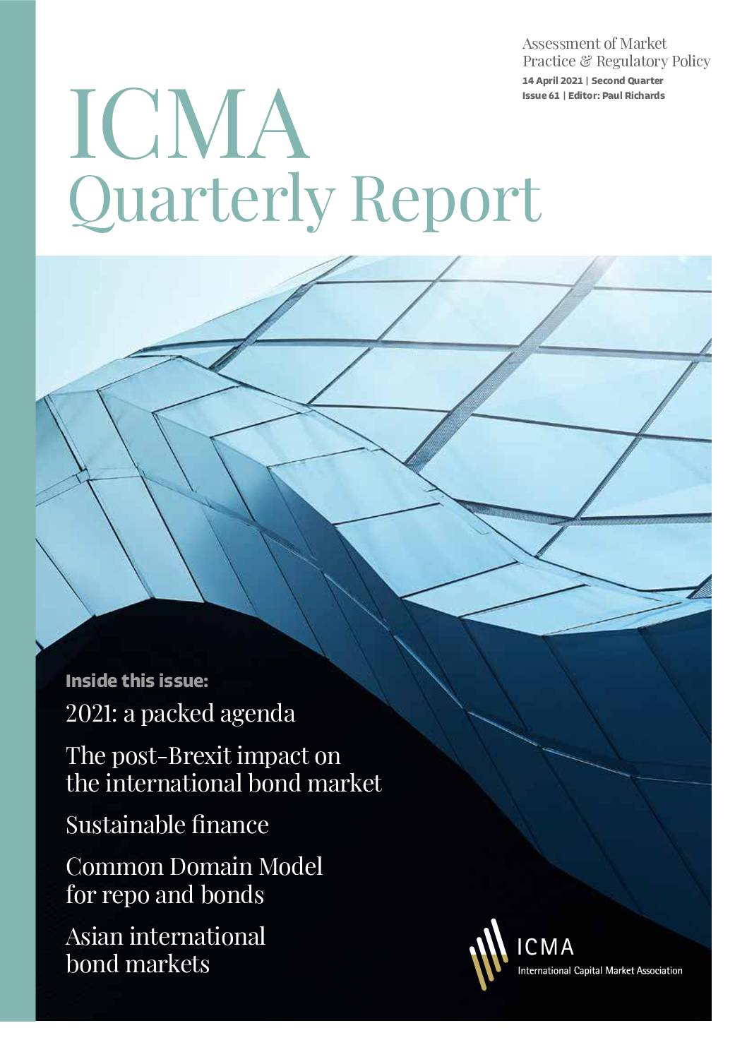 ICMA Sustainable Finance Second Quarter 2021