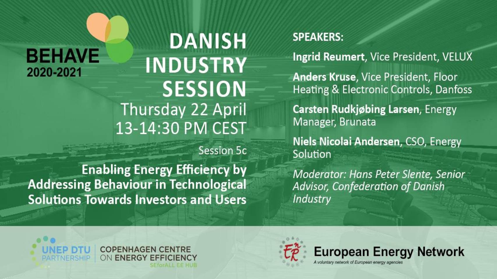 Enabling Energy Efficiency by Addressing Behaviour in Technological Solutions Towards Investors and Users