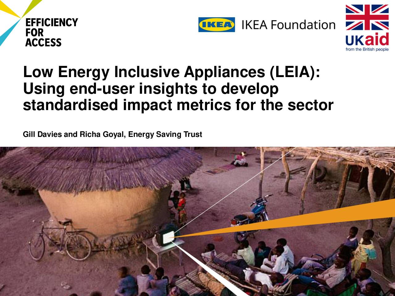 Low Energy Inclusive Appliances (LEIA) programme