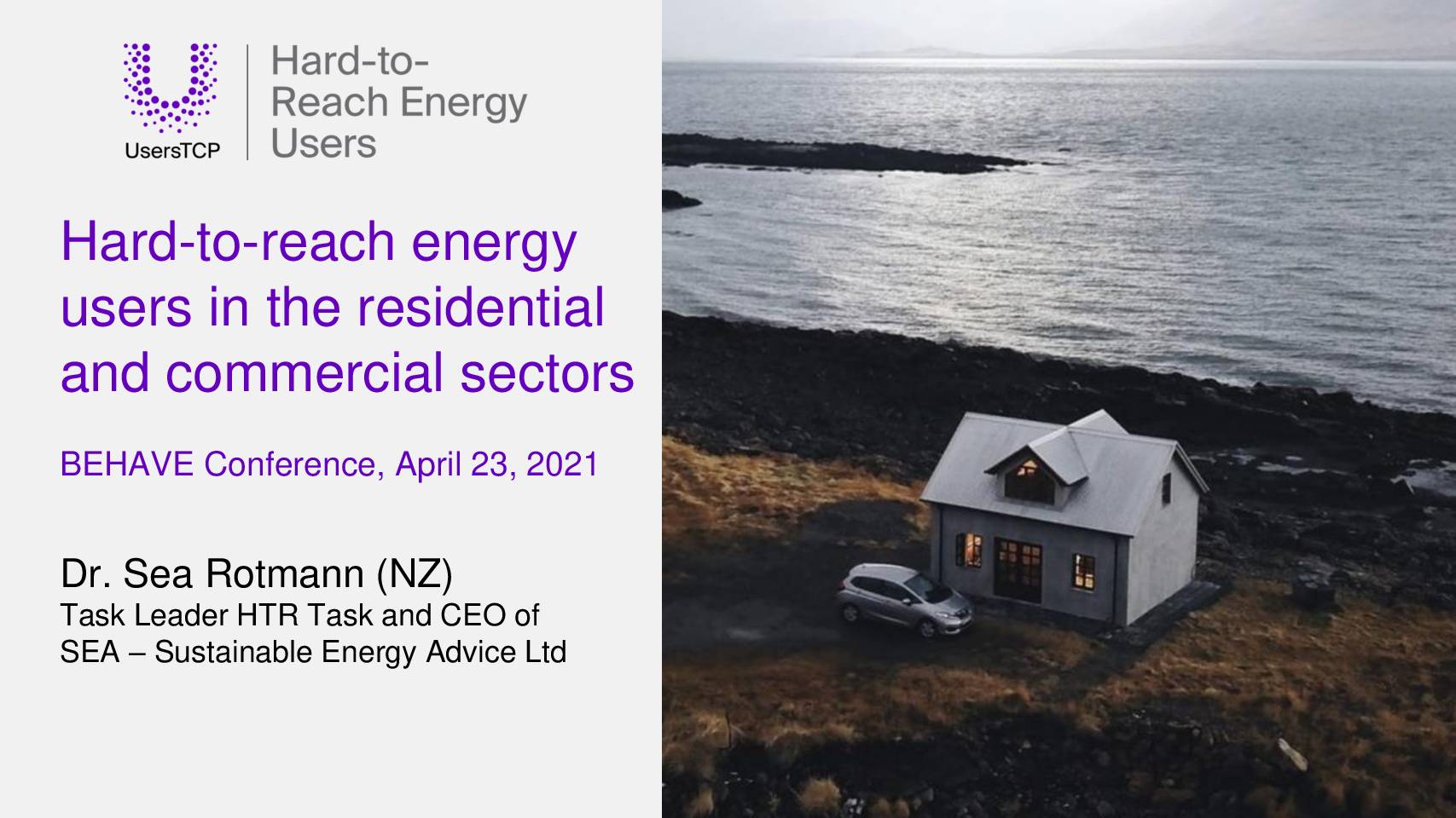 Hard to reach energy users in the residential and commercial sectors